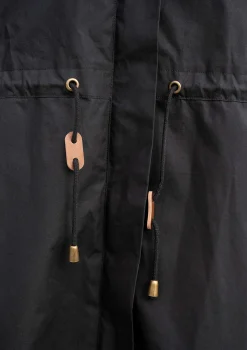 Vävd parkas 