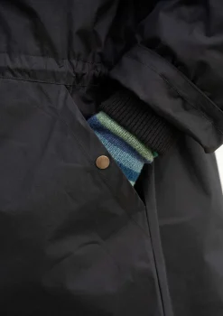 Vävd parkas 