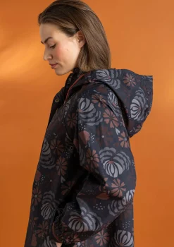 Vävd regnjacka ”Hedda” i ekologisk bomull-Gudrun Sjödén Sale