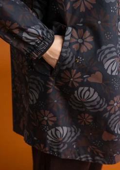 Vävd regnjacka ”Hedda” i ekologisk bomull-Gudrun Sjödén Sale