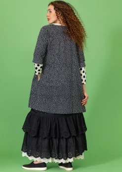 Vävd tunika "Monika" i ekologisk bomull-Gudrun Sjödén Discount