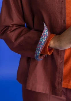 Vävd twillskjorta i ekologisk bomull-Gudrun Sjödén Outlet