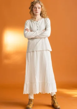 Vävd underkjol i ekologisk bomull-Gudrun Sjödén New